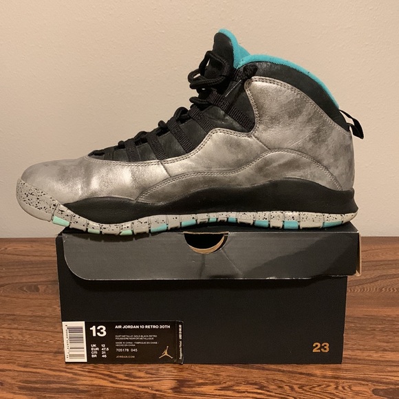 Jordan 10 Retro 30Th Anniversary “Lady Liberty” Size 13 Condition 8.5/10 - Picture 5 of 6